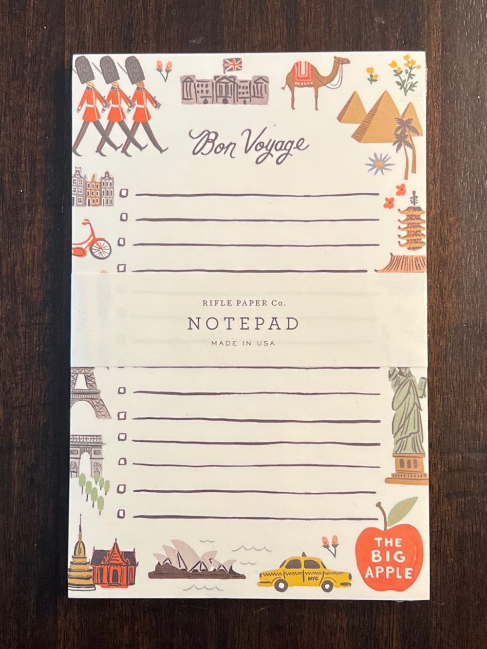 Rifle Paper Bon Voyage Notepad